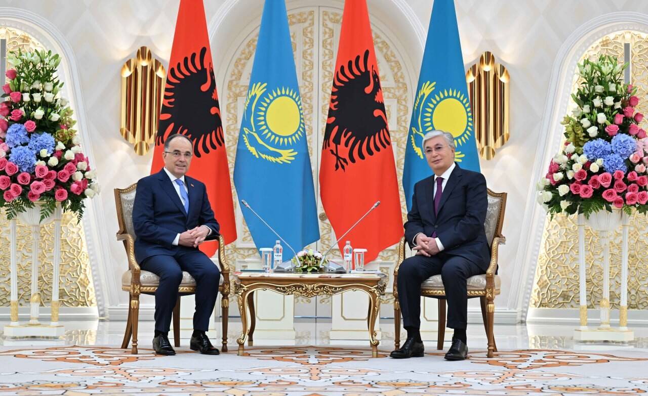 Президенты Казахстана и Албании
