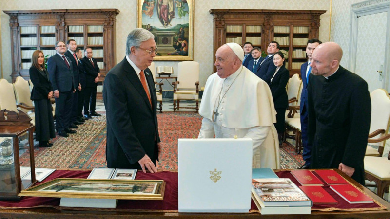 Токаев и Папа Римский