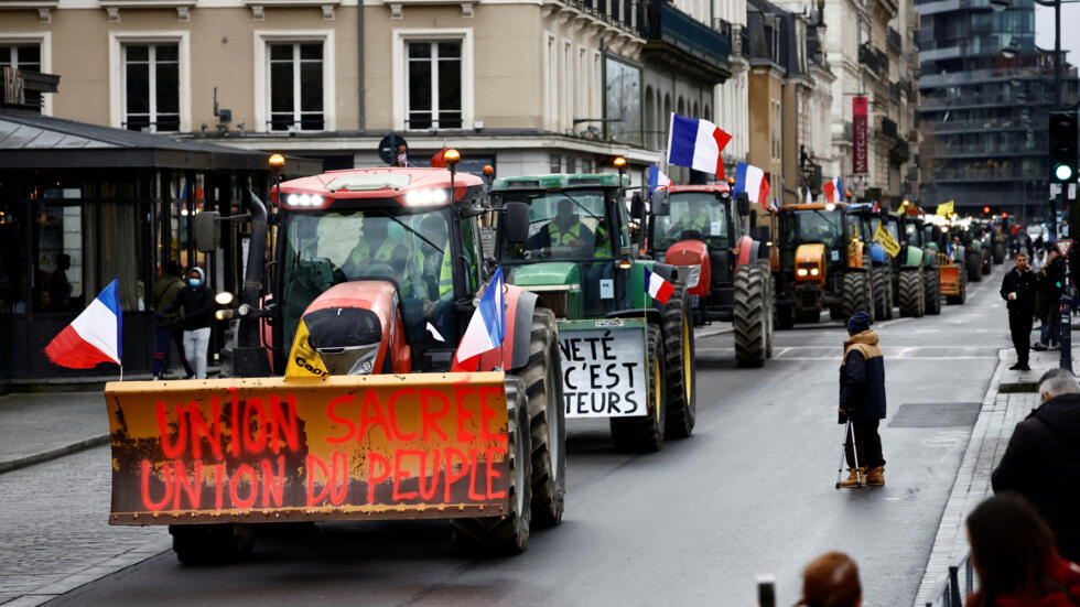 Протесты по Франции